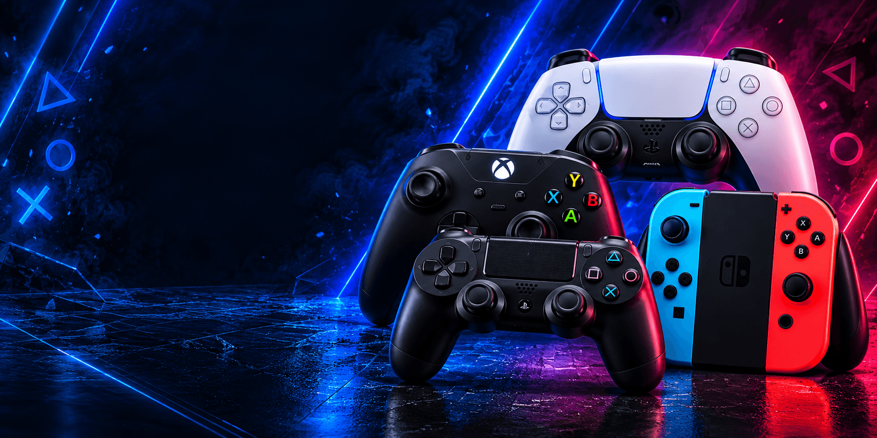 PlayStation, Xbox i Nintendo kontroleri