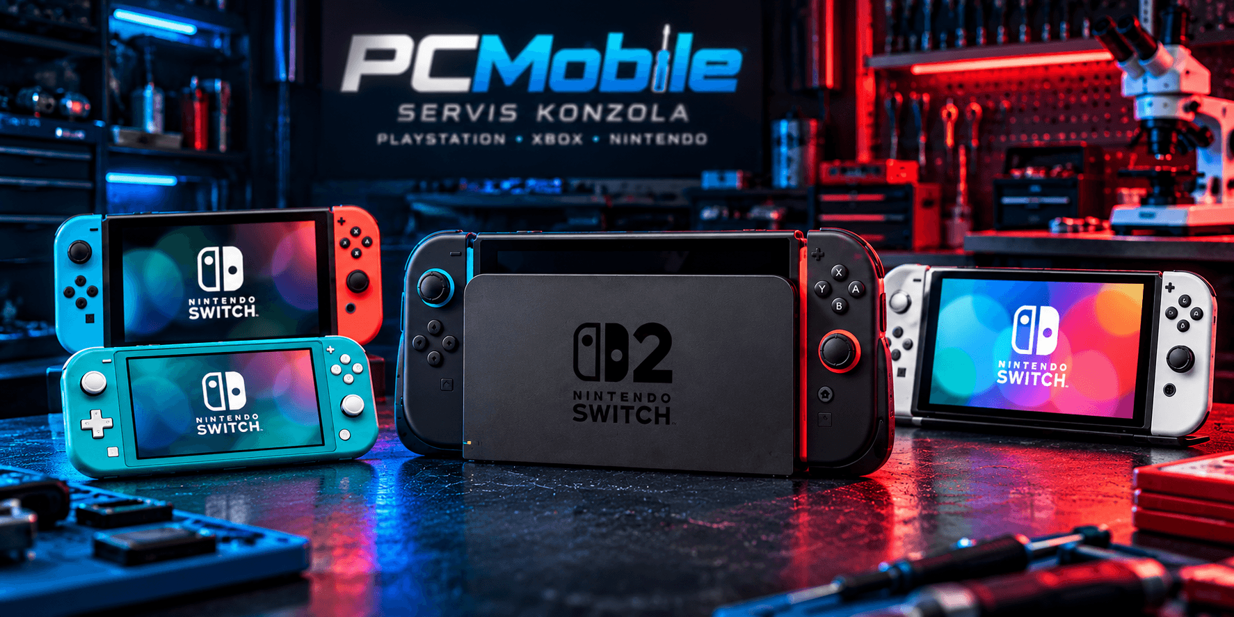 Nintendo Switch i Nintendo Switch 2 servis