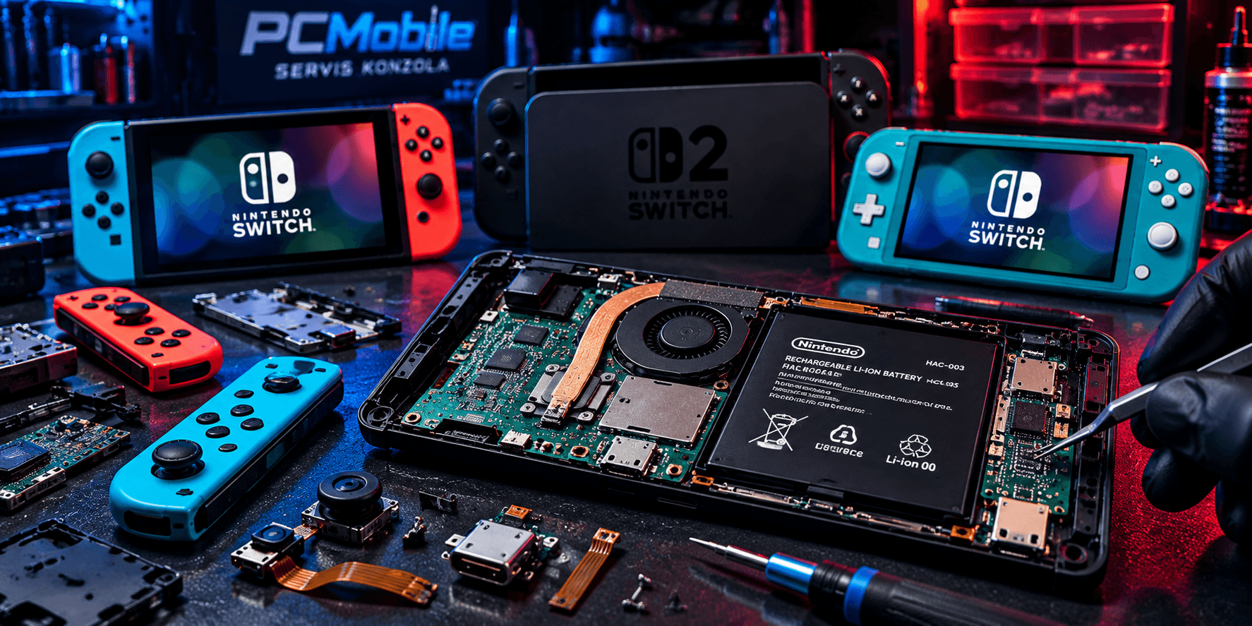 Popravka Nintendo Switch konzole i matične ploče