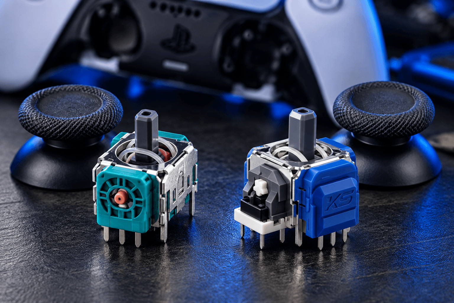 K-Silver JS13PRO+ TMR analog i fabrički analog za DualSense kontroler